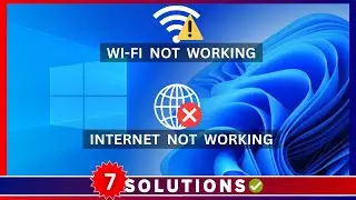 How to Fix Wi-Fi Missing | WiFi Internet not working | Wi-Fi Internet Issue Windows 10 | Windows 11