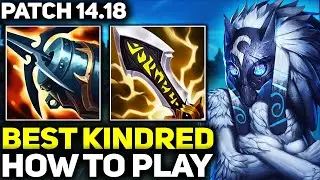 RANK 1 BEST KINDRED - LEARN HOW TO PLAY KINDRED LIKE A PRO! | PATCH 14.18 League of Legends