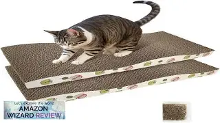 Cat Scratching Board Corrugate Cat Scratcher for Indoor Cats with Catnip Cat Review