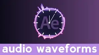 How To Make An Audio Spectrum Waveform in After Effects | Easy Tutorial