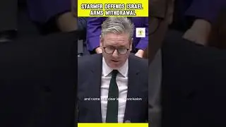 Starmer supports the decision to withdraw arms from Israel #infotainmentnews #uk