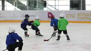 Детский хоккей в Выборге 2018-2019гг. при поддержке фонда Президентских грантов.