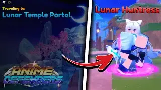 I finally got the SECRET LUNAR HUNTRESS as NOOB F2P in Anime Defenders #20