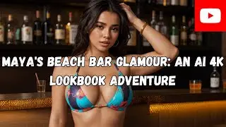 Mayas Beach Bar Glamour: An [AI 4K Lookbook] Adventure