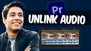 How To Unlink Audio From Video In Adobe Premiere CC 2024