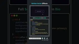 🖱️ Stunning Button Hover Effects! 💻✨ | CSS Magic in 60 Seconds||