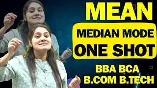 Mean Mode Median One Shot|Statistics|Business Statistics|BBA|BCA|B.COM|B.TECH|DreamMaths