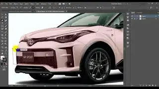 Car Design | C-HR GR SPORT Vector Tutorial | Adobe Illustrator CC 2018