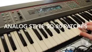 Ensoniq SQ-80 analog style sounds (80's synth)