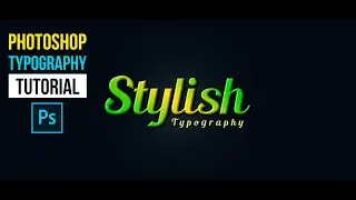 How to make Stylish Typography in Photoshop | Bevel Emboss | Gradient Overlay | Drop Shadow | Fxmuni