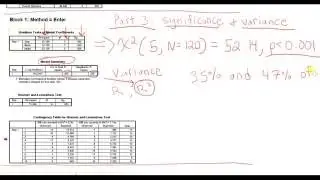 Binary Logistic Regression: Part 3 - Interpreting output (model significance and variance)