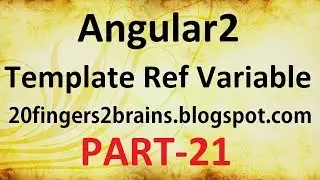 Angular2 - Template reference variable