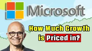 How Much Growth is Priced into Microsoft Stock? (MSFT Stock Analysis!)