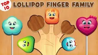 Lollipop Finger Family Game | Daddy Finger Family Rhyme