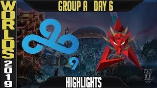 C9 vs HKA Highlights Game 2 | S9 Worlds 2019 Group A Day 6 | Cloud9 vs Hong Kong Attitude