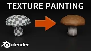 How to Texture Paint Low Poly 3D Models in Blender