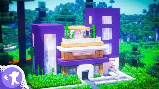 Minecraft Purple House | Simple House Tutorial