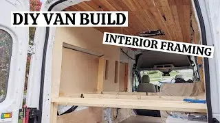 DIY VAN BUILD: Furring Strips, Bed Bump Outs, Built-ins & Wall Panels!