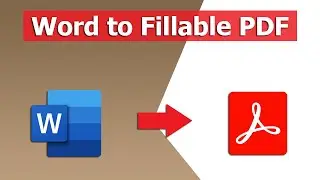 How to convert a word document to fillable pdf form using adobe acrobat pro dc