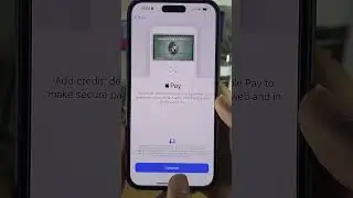 How To Add Credit Card in iPhone 15 Pro Max