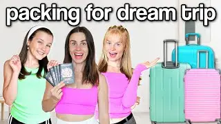 PACKING FOR DREAM TRIP ABROAD! ✈️ | Family Fizz