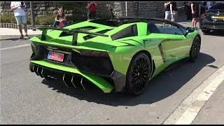 Supercars leaving a Carshow |Supercar Sunday GTO|, 296GTB, Aventador SV,  Alfa Romeo 8C, 765LT, SVJ.