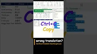 Translate Function - become a multilingual person😁 #excel #excelfunctions