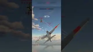 Ki-61 turning and shredding: War Thunder arcade gameplay  