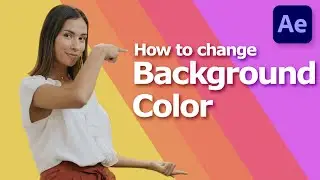 After Effects How to change background color | AE tutorial for beginners