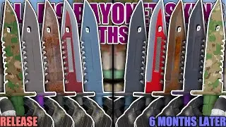 All M9 Bayonet Skins in CS2 6 Months later + Comparison with Release version ★ CS2 Showcase