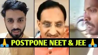 NEET 2020 LATEST NEWS, NEET & JEE MAINS Postpone Again In September, Aspirant Appeal, JEE MAINS 2020