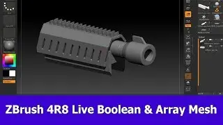 ZBrush 4R8: Live Boolean and Array Mesh