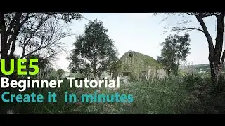 Create overgrown scene in minutes UE5 Beginner Tutorial | DesignwithDan