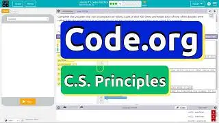 Code.org Lesson 7.4A Loops Practice | Tutorial with Answers | Unit 5 CS Principles