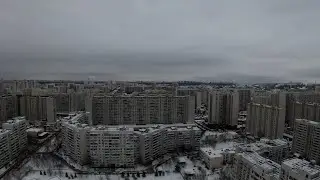 Moscow Maryino district drone footage/Москва Марьино видео с дрона