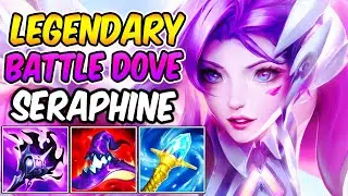 NEW SERAPHINE LEGENDARY GAMEPLAY - BATTLE DOVE SERAPHINE FULL AP | Build & Runes | League of Legends