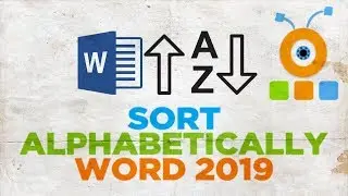 How to Sort Alphabetically in Microsoft Word 2019