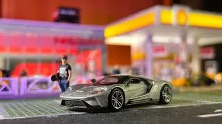 Unboxing Ford GT 1/64 Diecast Car Model by MiniGT