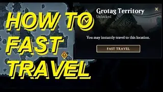 How to Fast Travel In Magic Legends - Open Map to teleport to waypoints