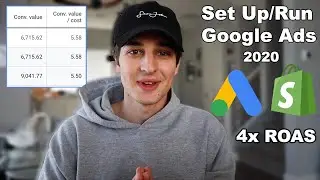 How to Set Up/Run Google Ads LIVE - 4x ROAS - Shopify Dropshipping