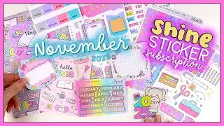 November Shine Sticker Subscription | 2025 Planner 🖋