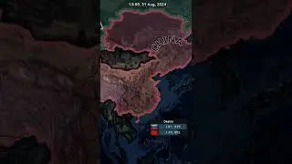 [HoI4] Russian Federation vs China [2024] #shorts  #hoi4