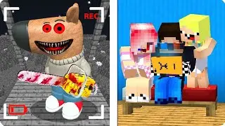 😨 WE CAUGHT CHILL GUY ON HIDDEN CAMERAS IN MINECRAFT!