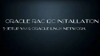 Oracle RAC 12C Installation -3- Network Setup.