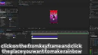 how to do a rainbow effect on after effects *PC ONLY*