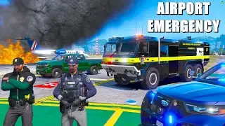 Explosive Emergency At The Airport - GTA 5 RP