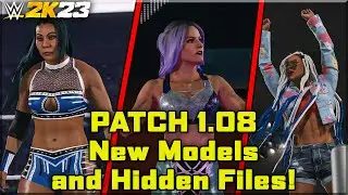 WWE 2K23 PATCH 1.08 NEW MODELS TO DOWNLOAD AND HIDDEN FILES!