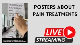 New treatments for pain! Dr. Andrea Furlan is live at the Canadian Pain society.