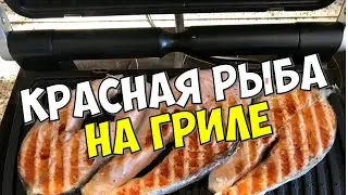 ЖАРЮ КРАСНУЮ РЫБУ НА ГРИЛЕ TEFAL OPTIGRILL ELITE