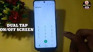 How To Double Tap On/Off Screen in infinix zero 5g | Double Tap Screen Lock infinix zero 5g